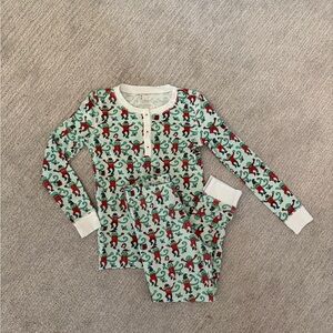 Roller Rabbit Red and Green Kids Pajama Set